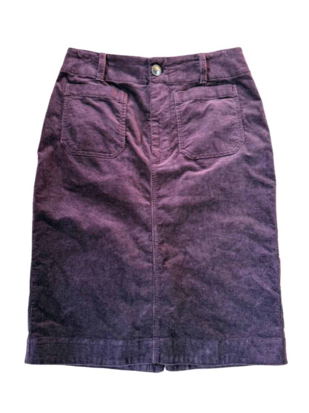 Anthropologie Maeve Colette Corduroy Pencil Skirt Size Medium - Picture 6 of 11